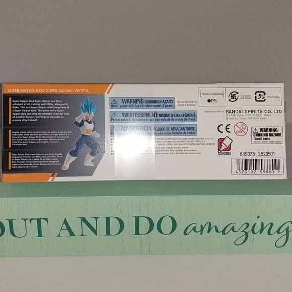 🎀 BANDAI 🎀 Super Saiyan Vegeta Model Kit Japan NEW AUTH 🎀 - Picture 6 of 6